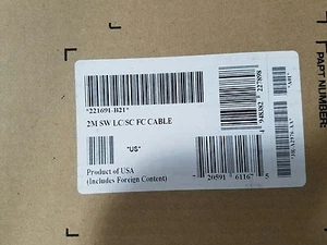 HP 2M LC-SC Cable Kit 2gb to 1gb 221691-b21 - Picture 1 of 3