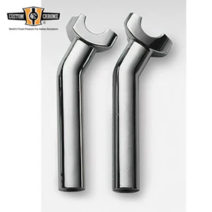 Custom Chrome 5.5" Forged Aluminum Handlebar Top Riser Fits For 3.5"Riser Center - Foto 1 di 1