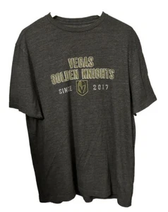 Vegas Golden Knights Men's XL Gray Short Sleeve Logo Since 2017 T-Shirt - Picture 1 of 6
