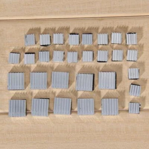 30pcs Aluminum Heatsink Self Adhesive Heatsink Cooling Pad for Raspberry Pi UK - Bild 1 von 5