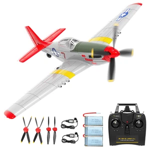 VOLANTEXRC 4 Channel P51D Mustang RC Plane Fighter for Adults and Beginners, RTF - Picture 1 of 13