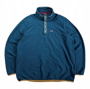 Patagonia Green Fleece Outdoor Synchilla Pullover Men XL - Picture 1 of 8