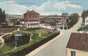 Ansichtskarte Baden Württemberg Truppenübungsplatz Münsingen Eingangstor - Picture 1 of 2