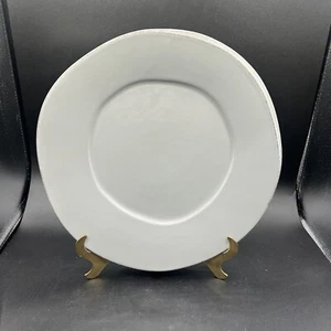 Vietri Italy LASTRA Light Gray Earthenware Dinner Plate 12” Read - Picture 1 of 4