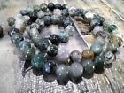 Natural Moss Agate, 6mm  Approx 64pce, Free Postage. Oz Seller