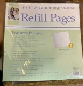 Top Loading Scrapbook refill pages-Markings brand - Picture 1 of 4