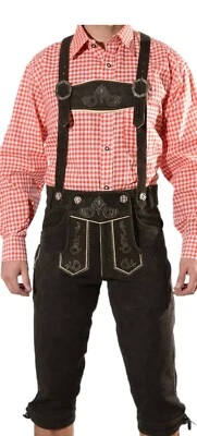 trachtenlederhose herren kurz gebraucht - Bild 1 von 4