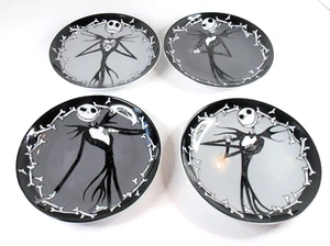 Jack Skellington Halloween Aperitivo Platos Pesadilla Antes de Navidad Juego de 4 - Imagen 1 de 8