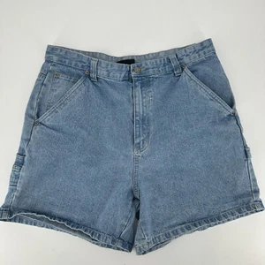 Bill Blass Carpenter Mom Jean Shorts High Rise 90s Womens Size 14 Light Wash - Picture 1 of 5
