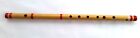 Indian Bamboo Flute A Bass Scale Bansuri 23 Inch in Velvet cover and Rexine case
