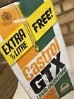Vintage Castrol Gtx Motor Oil Can Tin 5.5L Liquid Engineering ManCave Garage Art