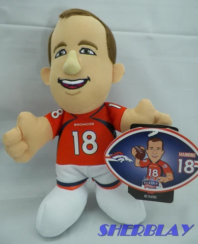 Bleacher Creatures 7" Plush Toy NFL 2012 Peyton Manning 18 Denver Broncos MINT Cover