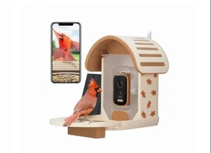 VINGUYS® Smart Bird Feeder with Camera, Solar Powered and AI Bird Identifier - Picture 1 of 11