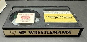WWF 1985 Wrestlemania 1 BETA Cassette Video *RARE* - Picture 1 of 5