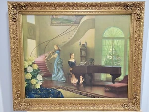 Ralph Brownell McGrew (1916-1994) offset lithograph of Morning Melody - Picture 1 of 13