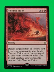 Volcanic Vision C16 - Magic The Gathering MTG Collectible Card game RARE - Picture 1 of 2