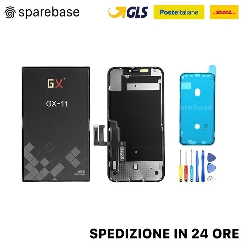 DISPLAY LCD PER APPLE IPHONE 11 SCHERMO SCREEN GX ORIGINALE TOUCH SCREEN - Imagen 1 de 1