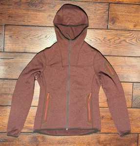 Arc'teryx Women's Covert Hoody Maroon Full Zip Fleece Jacket - Size Small - Picture 1 of 16