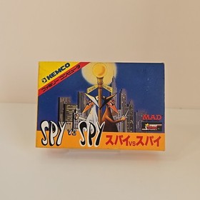 Spy Vs. Spy Nintendo Famicom game complete in box Japanese Mad Magazine Tested