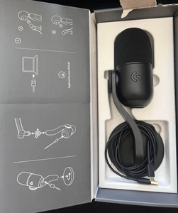 Logitech G Yeti GX RGB Gaming USB Microphone Used Mic Lightsync - Afbeelding 1 van 2