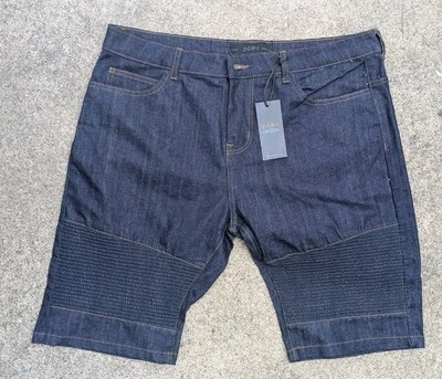  Pantalones cortos de mezclilla azules de motociclista PD&C para hombre talla W36 precio de venta sugerido por el fabricante 62 USD Foto 1 de 4
