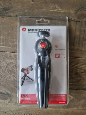 Manfrotto Pixi Mini Tripod MTPIXI-B BNIB NEW AND SEALED - Image 1 of 2