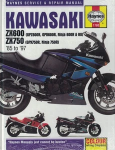 Haynes Repair Manuals: Kawasaki ZX600 & ZX750, 1985-1997. - Picture 1 of 2