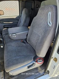 99 Dodge Ram 3500 USED Front 40/20/40 Manual Gray Cloth Seats (BELTS CUT) Shipd - Picture 1 of 12