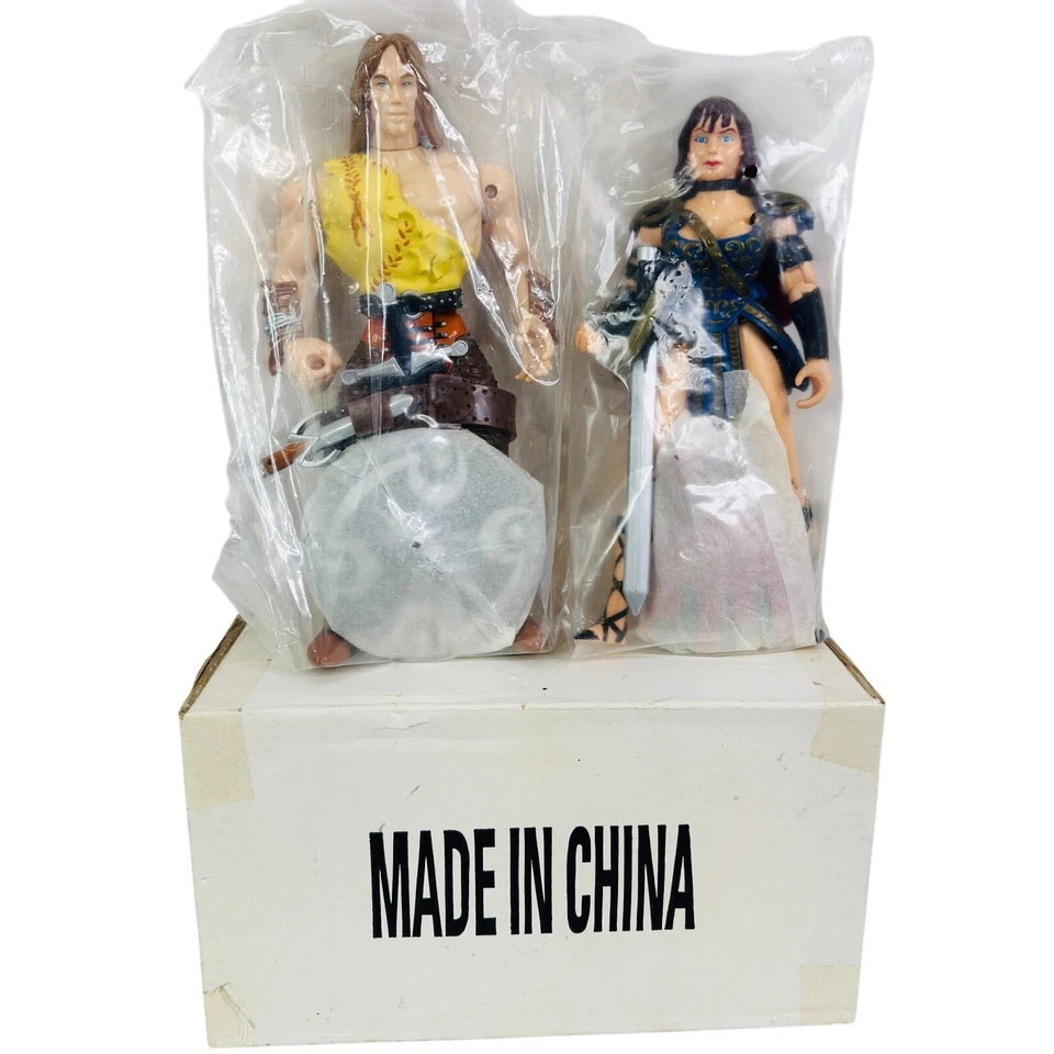 Винтажная экшн-фигурка 1996 Toy Biz Hercules and Xena 10 дюймов почтовая промо с почтовым ящиком - Изображение 1 из 4