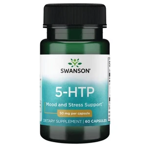 5-HTP (Hydroxytryptophan) 50mg 60 Capsules Swanson Health Products - Picture 1 of 2