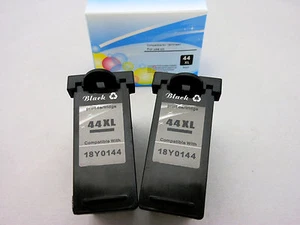 2PK 44XL Lex44 XL Black Ink Cartridge for Lexmark X9575 X9350 X7550 X6575 Z1520 - Picture 1 of 3