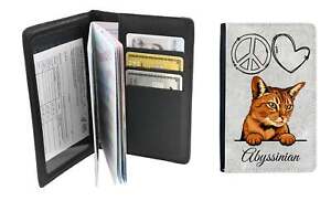 Cat Lover Rfid Passport Wallet with Cdc and Credit Card Slots