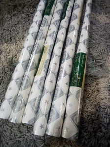 6 Vintage Gift Wrap Wrapping Paper American Greetings NOS Discovery toys - Foto 1 di 6