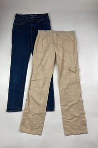 2 Lot Girl's 14 Arizona Jeans and Place Pants - Picture 1 of 4
