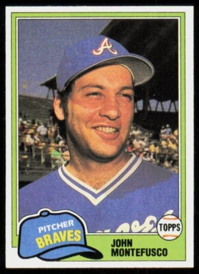 1981 Topps Traded John Montefusco Atlanta Braves #804 - Image 1 of 2
