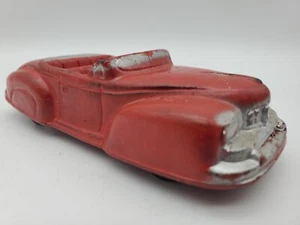 Vintage ARCO Safe Play Hard Rubber Wheeled Toy Convertible Car 4.5” Red  - Picture 1 of 18