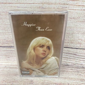 Billie Eilish – Happier Than Ever (2021) Pink Cassette Album - New / Sealed! - Picture 1 of 3