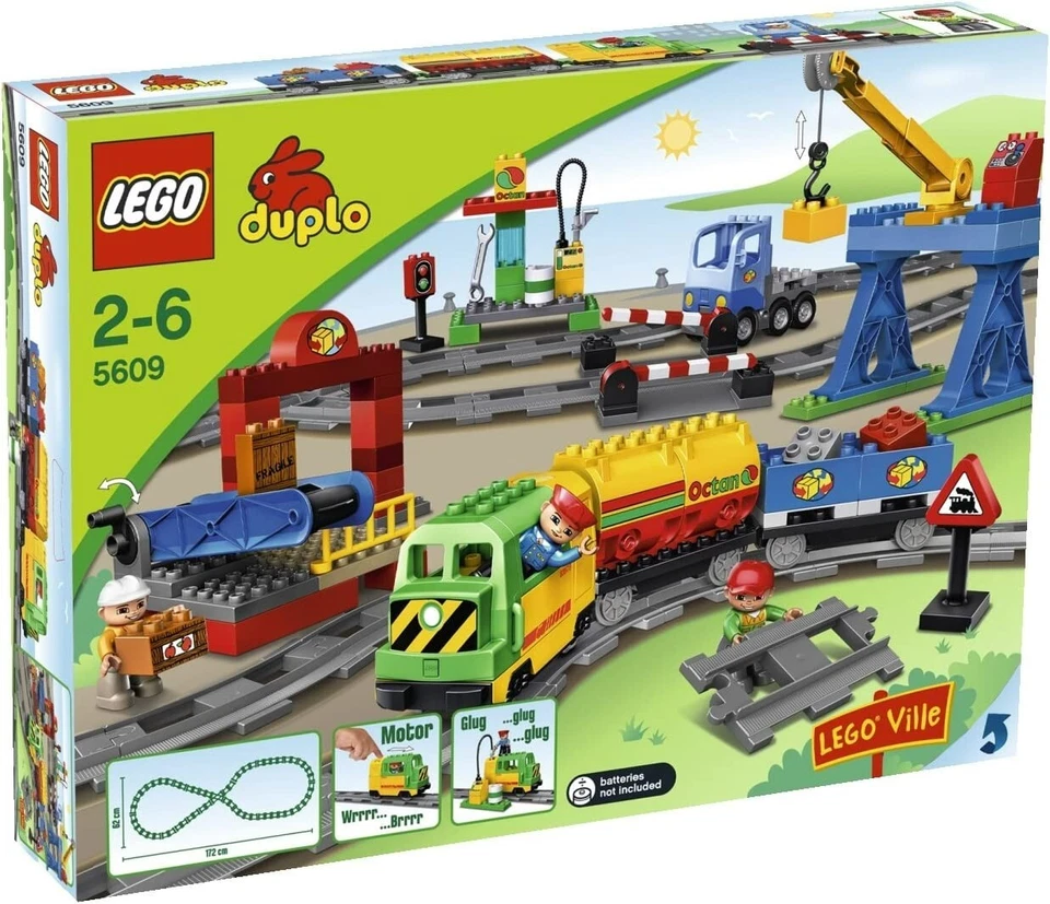 LEGO DUPLO Legoville  5609: Deluxe Train Set Hard to Find Vintage Set Brand New! - Image 1 of 4