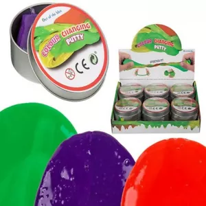 Colour changing Putty in Tin - Fun Childrens Kids Play Stocking Filler Gift - Picture 1 of 1