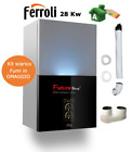 Caldaia Ferroli Bluehelix Maxima 28 Kw a condensazione MET/GPL + Kit Fumi