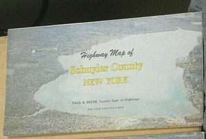 1990 Highway Map of Schuyler County, New York - Picture 1 of 1