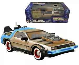 Back to the Future Part III Time Machine Delorean Lights & Sound 1:15 Scale - Picture 1 of 8
