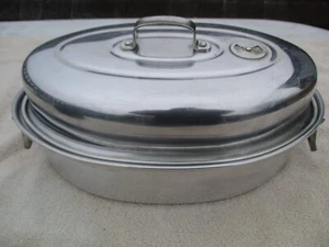 VINTAGE MIRRO FEINSTER ALUMINIUM 876 M KLEINER BRÄTER, SCHÖN, SCHNELLER VERSAND. - Bild 1 von 16