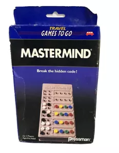 Vintage NOS Mastermind Travel Games 1992 Pressman Games #2218, New In Box - Picture 1 of 2