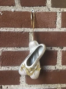 Scarpe ballerine ballerine in ceramica oro ciabatte con nastro oro! 🩰 - Foto 1 di 12