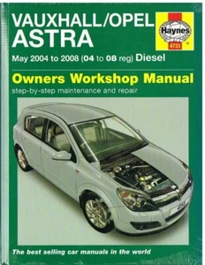 VAUXHALL/OPEL ASTRA Mk5 1.3 1.7 1.9 DIESEL '04-08 WORKSHOP MANUAL *NEW HARDBACK* - Picture 1 of 1