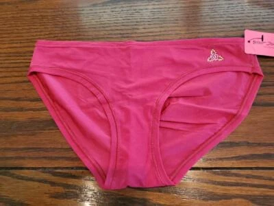 NWT BETSEY JOHNSON ROUCHED BACK BIKINI SLINKY KNIT PANTIES 721802 PERED 619 S - Image 1 of 2