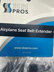 Seat Belt Extender Type A Pros Airplane Safety Certified Includes Case New - Picture 1 of 11