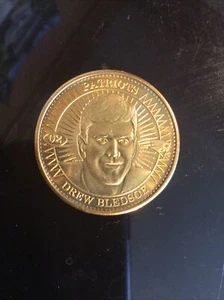 1997 Pinnacle Mint Collection Coins Brass Drew Bledsoe #02 - Picture 1 of 4