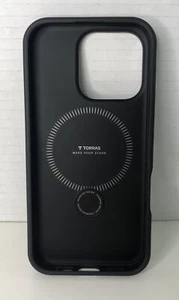 Torras - 360° Spin Stand - O Stand for iPhone 16 Pro 6.3 inch - Onyx Black - Photo 1 sur 7